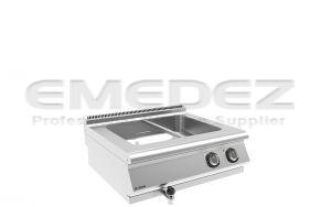 Bain Marie electric de banc 3 kW 2 cuve  80x73x28.5