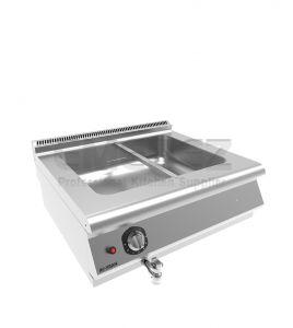 Bain Marie gaz de banc 6 kW cu 2 cuve 80x73x28.5