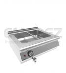 Bain Marie gaz de banc 6 kW cu 2 cuve 80x73x28.5