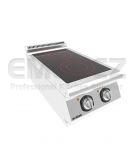 Plita electrica cu 1 placa vitro ceramica si suport inchis 5 kW 40x73x85